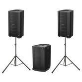 2x Bose F1 Model 812 Flexible Array Loudspeaker Powered inc Bose F1 Subwoofer